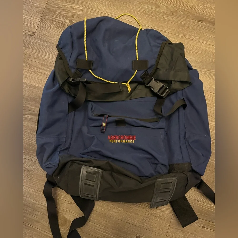 VINTAGE ABERCROMBIE & FITCH INSULATED HIKING BACKPACK BAG Y2K